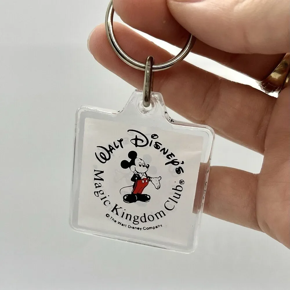Vintage Walt Disney Magic Kingdom Club Keychain Mickey Mouse